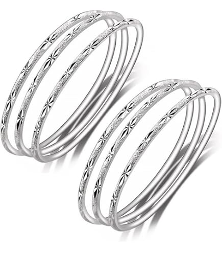 Amazon.com: Saris and Things 925 Sterling Silver Rhodium-plated