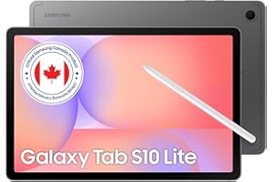 Samsung Galaxy Tab S10 Lite (version CAO) – Graphite, 128 Go, tablette Android 10,9 po, assistant AI, batterie 8000 mAh, styl