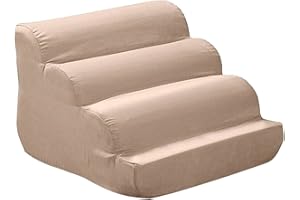 Snoozer Scalloped Pet Ramp, Small, Buckskin