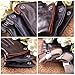 Luxury Men's Touchscreen Texting Winter Italian Nappa Leather Dress Driving Gloves (Cashmere or Wool Lining) (8.5 ( US Standard Size ) New, Black (Cashmere Lining ))
