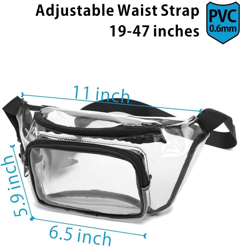 Clear Fanny Pack Stadium Approved, Ace Teah
