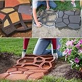 Stone Mold, DIY Pathmate Paving Pavement Concrete Stepping Stone Paver Walk Maker