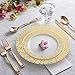 Stock Your Home 125 Disposable Heavy Duty Plastic Spoons, Fancy Plastic Silverware Looks Like Real Cutlery - Utensils Perfect for Catering Events, Restaurants, Parties and Weddings (Gold)