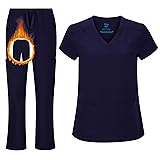 ACTIVE UNIFORMS Women's Cool Stretch V-Neck Top and