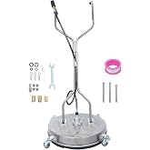 Timunr 24 Inch Pressure Washer Surface Cleaner 6000psi | with Handles and Wheels Fit for Concrete, Sidewalk, Patio, Driveway