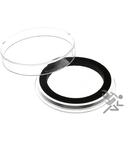 Leuchtturm 347755 Grandes capsules pour monnaies - Caps XL pour 21-62 mm - incl. 14 bagues d'espacement - 10 pièces