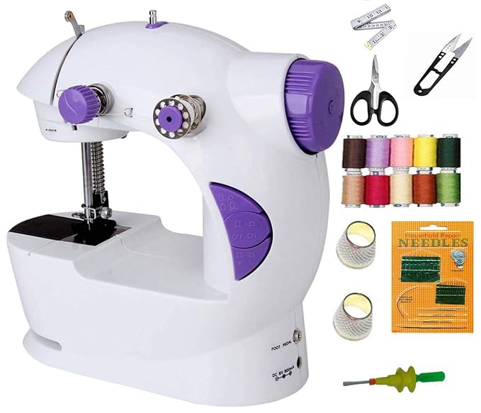 Appigo Mini Sewing Machine for Home Tailoring with Sewing Accessories