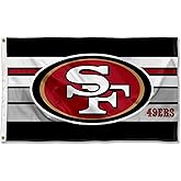 San Francisco 49ers Retro Stripes Large 3x5 Flag