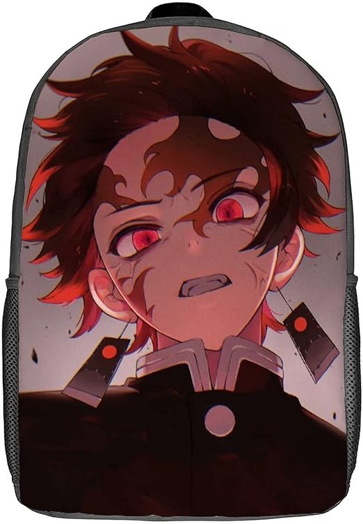 Tanjiro Kamado Demon Slayer Manga 17 Pulgadas Durable Mochila Escolar
