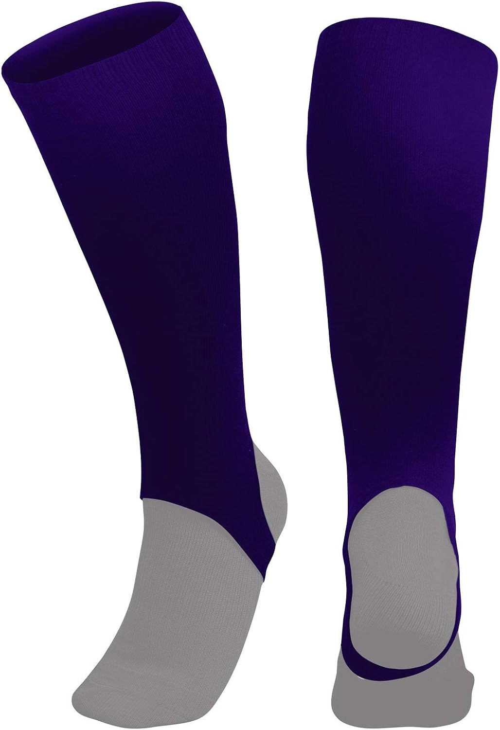 CHAMPRO 4" Stirrup Socks, Single Pair, Adult Small, Purple Clothing