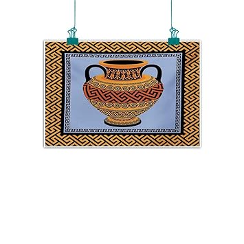 Amazon Com Mdxizc Living Room Decorative Painting Greek Key Frame