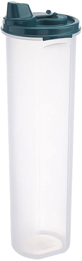 Signoraware Jumbo Easy Flow Plastic Container, 1.1 Litres, Forest Green