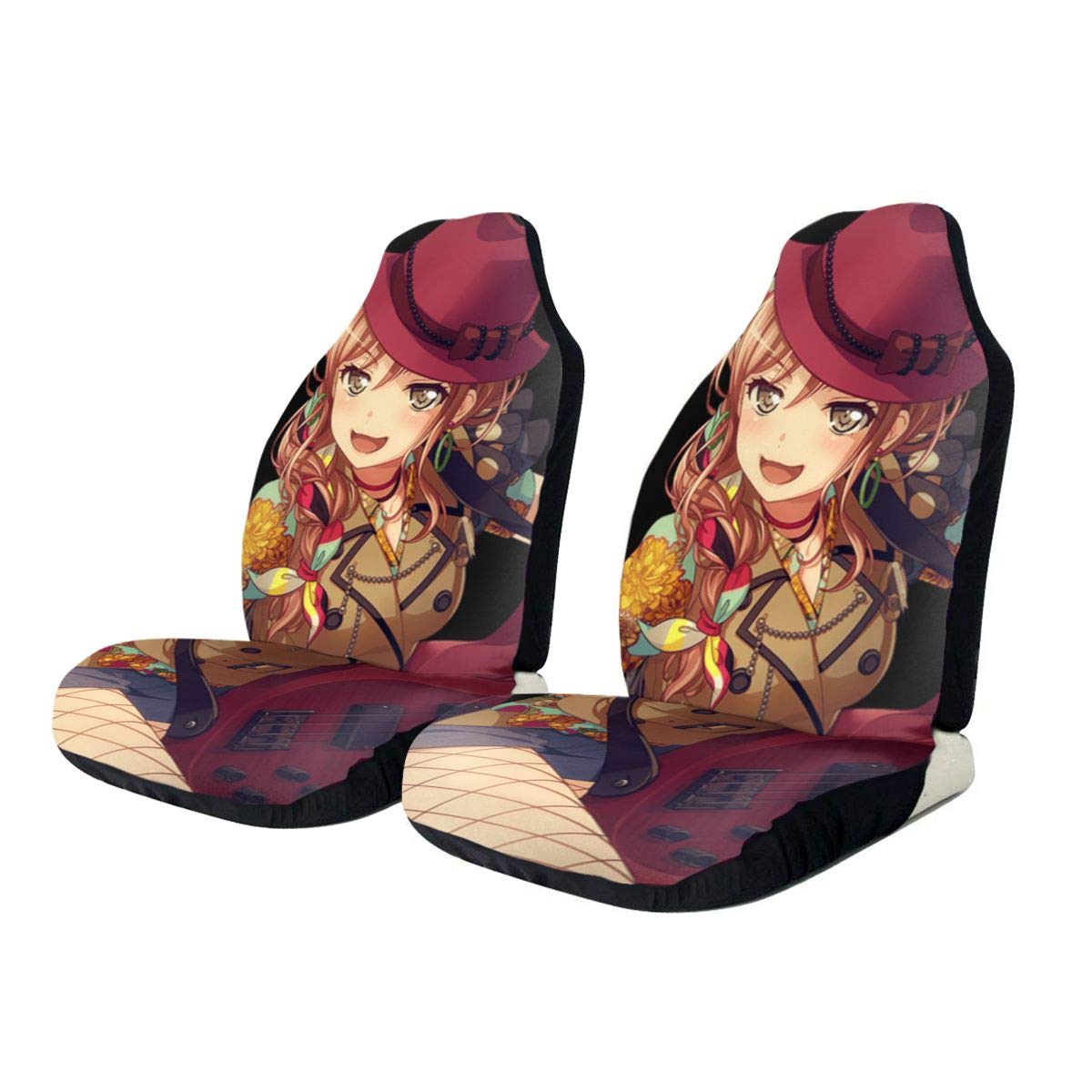 Amazon Com Bang Dream Anime Universal Car Front Seat Cover Safety Seat Cover Compatible With Various Vehicle Seats Baby