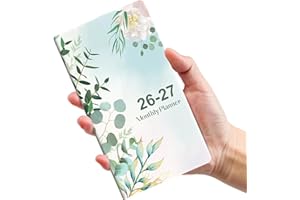 Pocket Calendar 2026-2027 for Purse, Two Year Monthly Planner Pocket Size, Jan. 2026 to Dec. 2027 Monthly Planner Small Size 