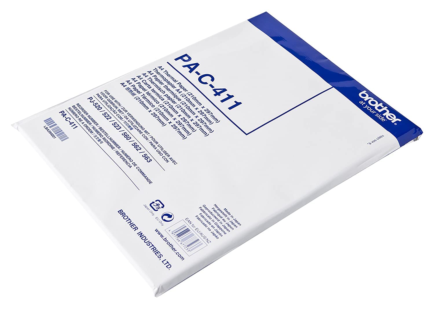 Brother PAC411 Thermo A4 100 Paper,White