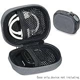 CaseSack case for Golf GPS Like GolfBuddy Voice, Voice 2, Bushnell NeoGhost, Garmin 010-01959-00 Approach G10,Mesh Pouches on Both lid and Base for GPS and Cable separatedly (Polyester Gray)