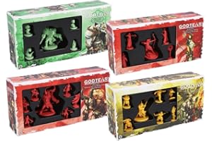 SFG Steamforged Games, Godtear The Board Game Bundle: Raith'Marid, Lorsann, Rangosh and Blackjaw Expansion (4 items)