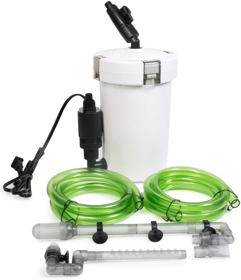 OXYFUL 106 GPH Aquarium Pond 3-Stage External Cleaner Canister Filter 400L/hr