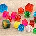 Sparklelife 6 Pcs Silicone DIY Bead Mold Round Square Shape Jewellery Making Hand Craft Tool