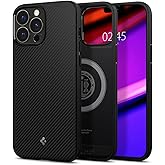 Spigen Mag Armor (MagFit) Compatible with MagSafe Designed for iPhone 13 Pro Max Case (2020) - Matte Black