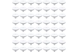 JIHAQUA 60 Pcs Aquarium Decor Coral Ornaments 35mm Coral Frag Plugs,Ceramic Coralline Coral Frag Plugs