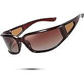 SODQW Polarized Wrap Around Sunglasses for Women UV400 Running Cycling Sports Sun Glasses Trendy 2025 Shades