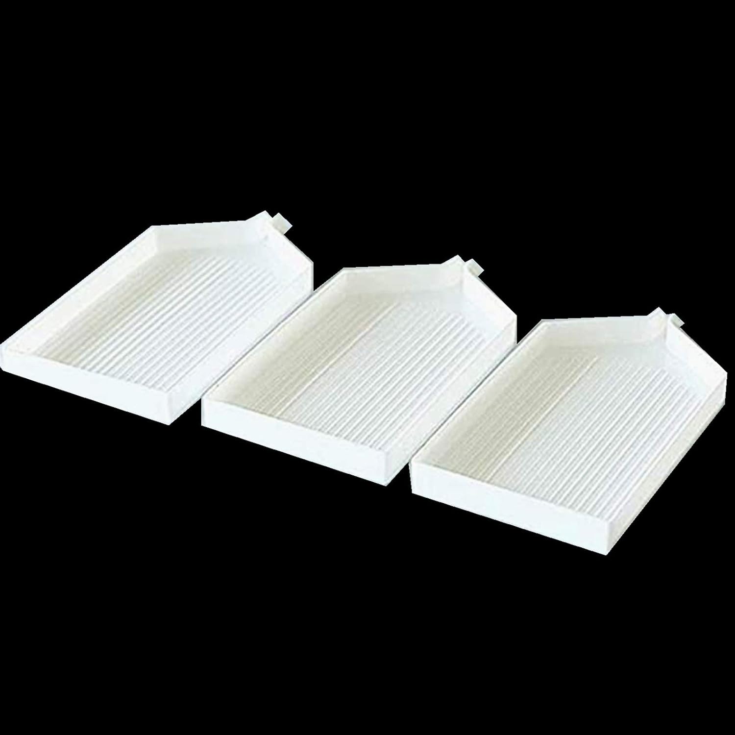 HuaCan Diamond Painting Accessories 3 Pcs Large Capacity Plastic Tray Big Drill Plate Tool Kits for Adults Crystal Rhinestone Beads