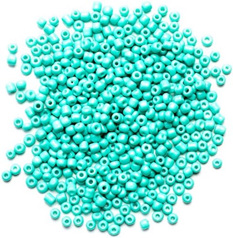40g 6/0 Turquoise Opaque E-beads