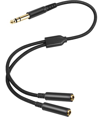 DC Pro 6.3mm 1/4 Amphenol TS Mono to Speaker Wire Receiver