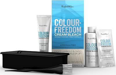 Knight & Wilson Colour-Freedom Cream Hair Bleach Ammonia-Free 8 Shade Lift