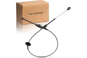 Partsflow Transmission Shift Cable For 1992 1993 1994 1995 1996 1997 Ford F-150 F-250 F-350 For 1997 Ford Lobo For 1992 1993 1994 1995 1996 Ford Bronco F5TZ7E395A F5TZ-7E395-A