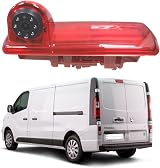 Dolphin Automotive 3rd Brake Light Reversing Camera 7" Monitor Renault Trafic view 3