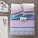 Mizone Katie 3 Piece Comforter Set, Aqua, Twin/Twin X-Large