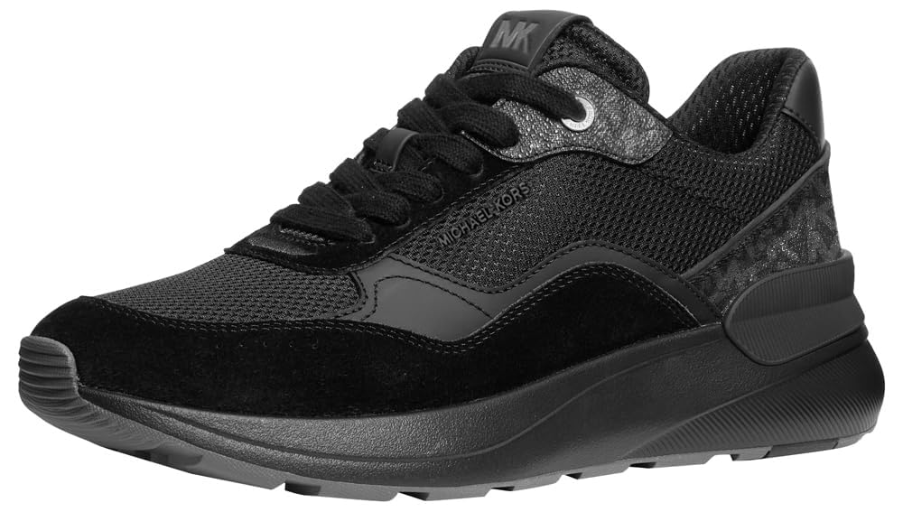 Michael Kors Men’s Trevor Trainer, Black, 7.5