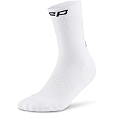 CEP Core Run 5.0 Mid Cut Crew Compression Socks for Men & Women – Performance Running Socks with Blister Prevention