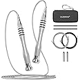 Gumwig Speed Jump Rope, Removable Weighted Double Under Jumping Rope for Men, Trainning Skipping Rope for Women, Easy to Adjust Length with a Self-Locking System, Crossfit Fitness for Adults Kids