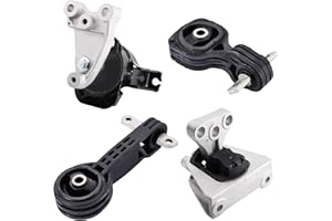 GDYDI Engine Motor and Trans Mount Set of 4 Compatible with 2006/ 2007/ 2008/ 2009/ 2010 Ho~N~Da Civic 1.8l Automatic Transmission, Replaces # A4530,A4534,A4546,A4543