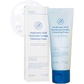 esfolio Hyaluronic Acid &amp; Houttuynia Cordata Cleansing Foam &ndash; Gentle Daily Face Wash for Hydration &amp; Clarity | Refreshing Korean Skincare Cleanser for All Skin Types (5.29oz-150ml)