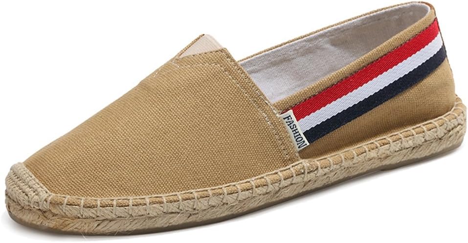 Men's Classic Canvas Slip-On Original Loafer Flat Shoes Casual Sneaker Espadrille