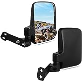 UNIGT Factory-style Non-destructive Side View Mirror Compatible with 2016-2024 Polaris General 1000 EPS XP 4 1000 Rear Sideview Mirrors to Pro-Fit Cage Factory Mount
