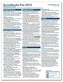 QuickBooks Pro 2015 Quick Reference Training Card - Laminated Guide Cheat Sheet (Instructions and Ti by
