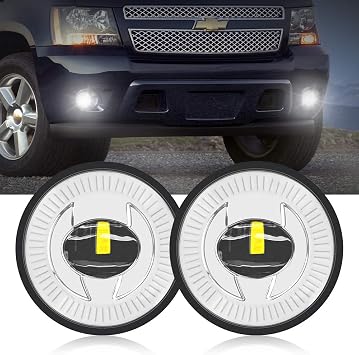 Amazon Com Tugwuetlwu Led Fog Lights 5202 For Chevy Chevrolet 10 13 Camaro 07 14 Suburban Tahoe 07 13 Avalanche 15 16 Colorado 15 Silverado Gmc Acadia Yukon Yukon 2020 Newest Version Led Headlamp Pair Chrome Automotive