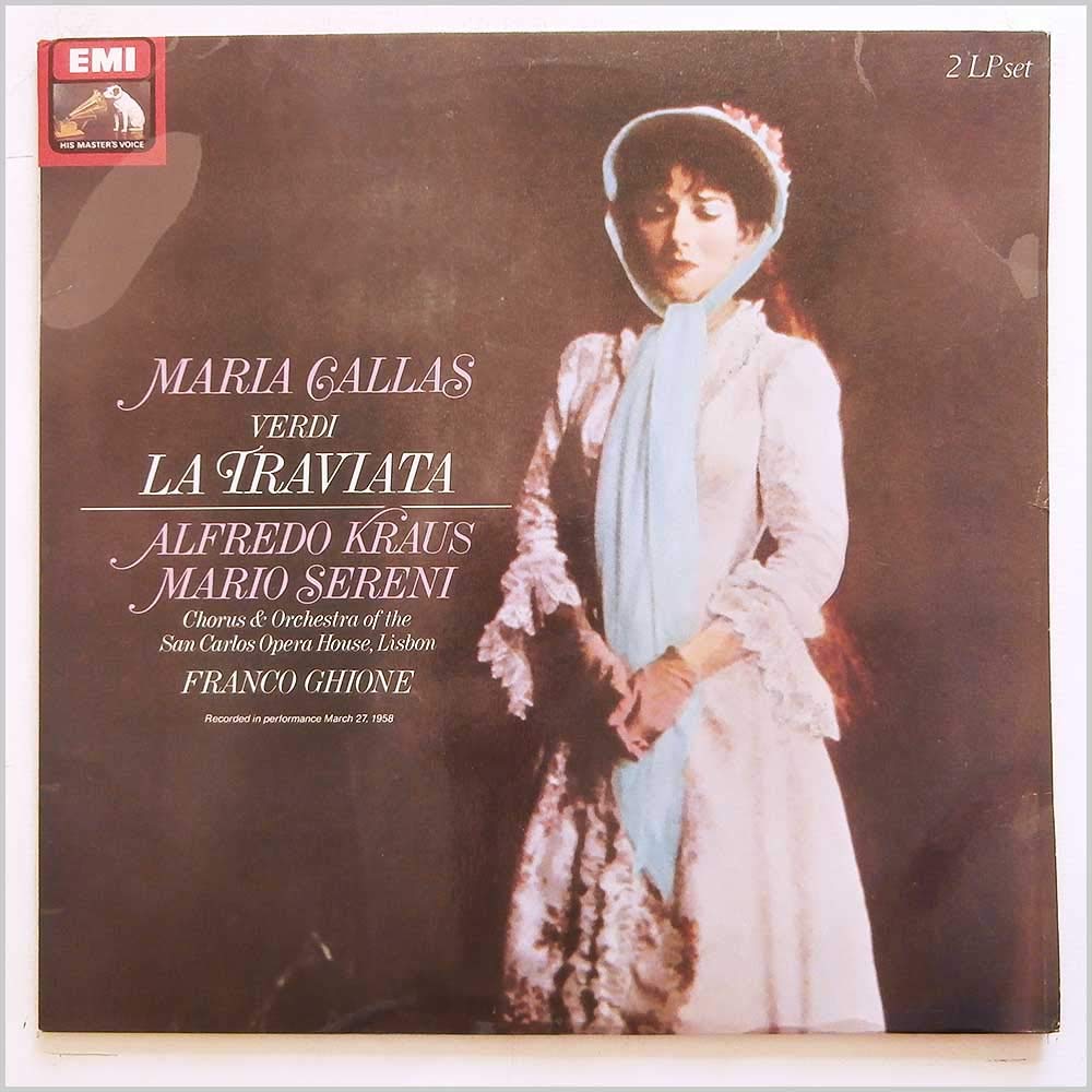 Verdi La Traviata Maria Callas, Alfredo Kraus, Mario Sereni, Franco