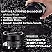Teeth Whitening Powder, Chimocee Activated Coconut Charcoal Natural Teeth Powder for Stronger Healthy Teeth, A Whiter Smile - Safe to Use