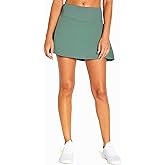 Marika Womens Carla High Rise Back Pocket Skort
