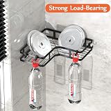 ZVZM Corner Shower Caddy Shelf No Drill 90° with 4 Adhesives & 4 Hooks view 5
