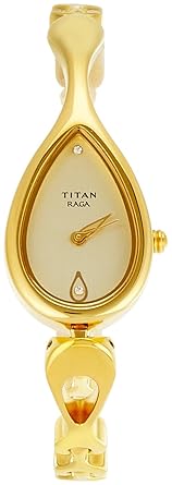 Raga Analog Gold Dial Women's Watch -NK2400YM02