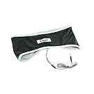 CozyPhones Sleep Headphones & Travel Bag, Lycra Cool Mesh Lining and Ultra Thin Speakers. Perfect for Sleeping, Sports, Air Travel, Meditation and Relaxation - WHITE