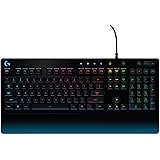 Logitech G213 Gaming Keyboard with Dedicated Media Controls, 16.8 Million Lighting Colors Backlit Keys, Spill-Resistant and Durable Design