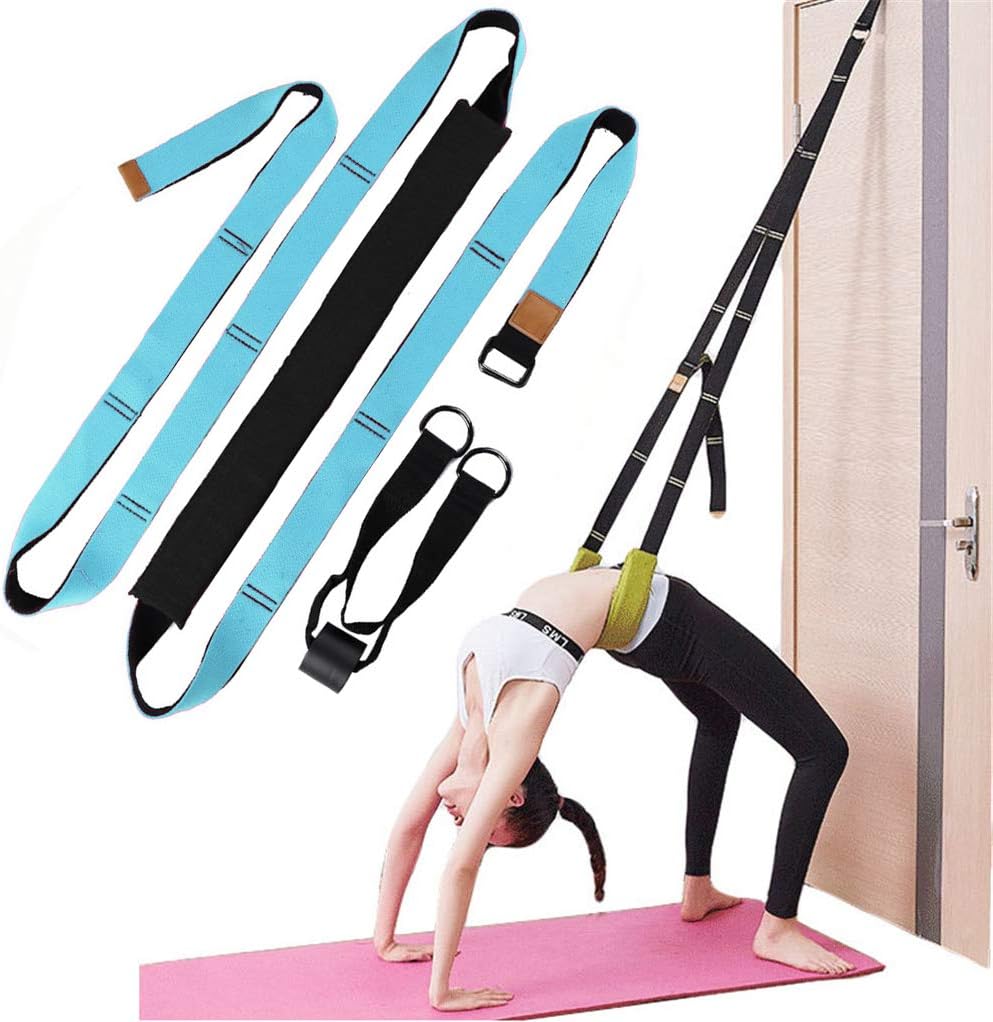 Xemz Back bend Assist Trainer, Improve Back and Waist Flexibility, Door Flexibility Stretching Strap